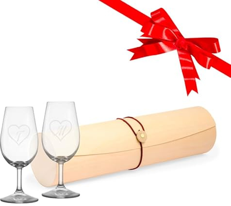 mabouteille.fr Verre de vin personnalisé (Lot x2) - Verre a vin personnalisé avec prénom, Gravure Haute Qualité [ Coffret verre a vin ]