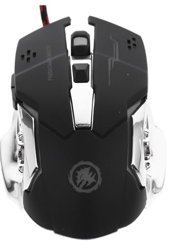 LAPYAPPE Souris de Jeu USB X9 6d Dpi, Rétroéclairage RGB, Ergonomique | Design Abs Noir, Commutateur Dpi, Puce de Jeu Professionnelle, pour Ordinateur de Bureau au Bureau