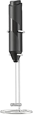 JINGYAN Varillas de batir Mini espumador de leche eléctrico, batidor portátil acero inoxidable, fabricante capuchino mano, huevos, agitador Chocolate