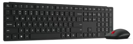 Lenovo Wireless Multi-Mode Pro Combo Tastiera e Mouse 6000 Inglese USA