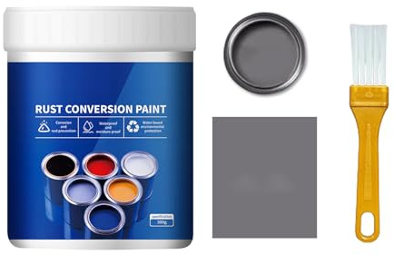 INSEOWI Metal Protective Coating Neutralizes Active Rust Water Based Safe Solution For Control And Nighttimes Applications Waterproof Metal Paint