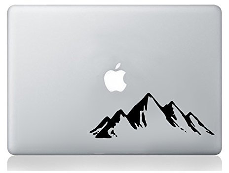 Montañas Hills Macbook Ordenador portátil Pegatina Calcomanía Vinilo Tablet Piel Mural Art Graphic Laptop Vinyl Sticker Sticker macbook Decal Art Apple