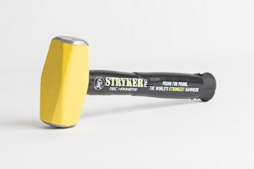 ABC Hammer pro412s 4 Lb Kopf mit 30,5 cm Stahl verstärktes Gummi Griff