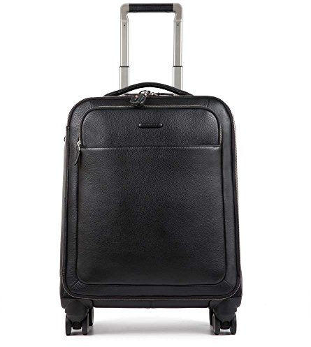 Piquadro Modus Laptop Rollkoffer,55 cm,42 Liter, Schwarz (Nero)