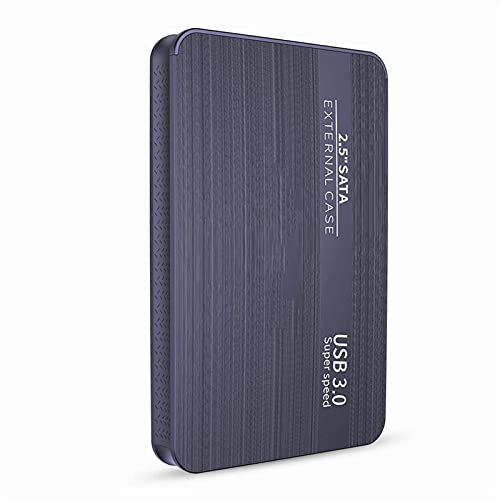 Disque dur externe HDD 2 To / 1 To / 512 Go / 80 Go USB 3.0 de sauvegarde de stockage mobile pour PC, MacBook, PS4, ordinateurs portables, Xbox, Smart TV (500 Go, bleu)