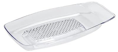 WE-Stock - Rallador de plástico transparente para manzana, frutas y verduras