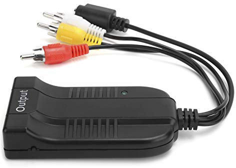 Adattatore da S‑Video a Hdmi o Convertitore Video Abs Z51B Cvbs Adattatore per Convertitore da Svideo a Hdmi Supporto 720P 1080P Plug and Play Ad Alta Risoluzione