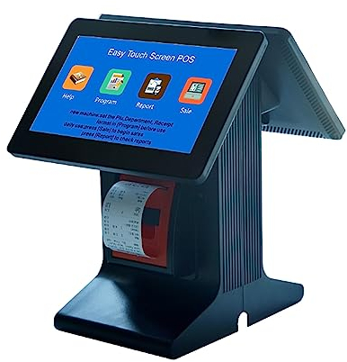 ERICAT Restaurant-Registrierkasse, Mobile Registrierkasse Mit Touchscreen, Point-of-Sale-Registrierkasse, 10,1 Zoll Hoch, Keine Installation Und Einfach Zu Bedienen, Für Supermarkt, Café