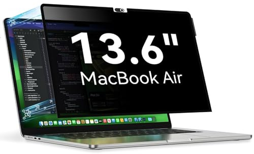 Filtre Confidentialité pour MacBook Air 13 M5/M4/M3/M2 par Nano-Adhésif