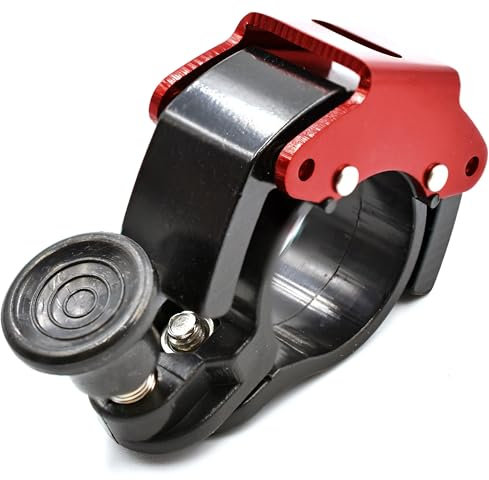 myBESTbike Mini-Fahrradklingel, laute Fahrradklingel, knackiger, langer, verlängerter Klang, leicht, langlebig, klein, für 22-mm-Lenker für Roller, MTB, BMX, E-Bikes