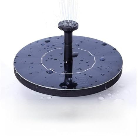 EDEDE Pompa per Acqua Solare, Fontana Solare Galleggiante Pompa Fontana Ad Energia Solare for Pompe Idrauliche Galleggianti in Piedi for Vasca for Uccelli da Giardino per laghetti, Giardini, acquari