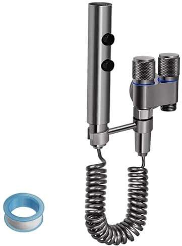 High Pressure Toilet Bidet Sprayer Faucet Bidet Sprays Attachments for Thorough Cleaning & Water Saving in House Bathrooms Multipurpose Cleaning Nozzle
