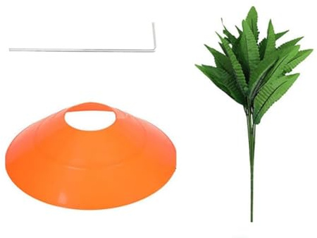 Flaroey Piqueau de Jardin de Carotte de Pâques Décoratif, Décor de Cour de Carottes, Panneau de Cour, Piquet de Jardin Décoratif de Carotte, Installation Facile, Facile à Utiliser -B