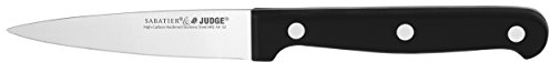 Judge Classic 9cm / 3.5 Paring Knife with Curved Stainless Steel Blade, Dishwasher Safe