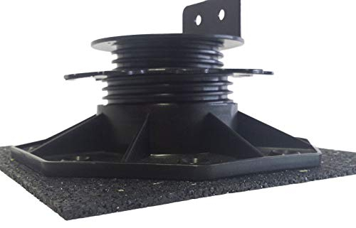 Gummiunterlage 100 Stück 250x250x3mm Terrassenbau Stelzlager Plattenlager Terrassenlager