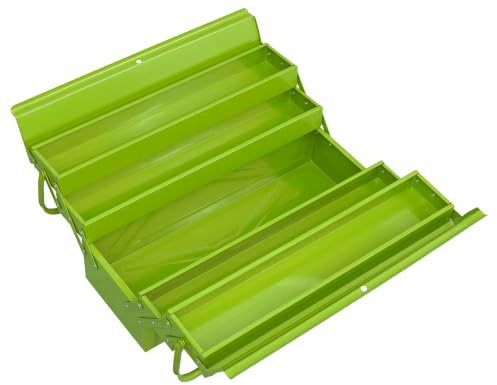 Sealey Ap521Hv Cantilever Toolbox 4 Tray 530Mm Hi-Vis Green