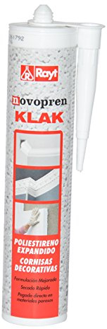 RAYT-NOVOPREN KLAK - 951-13 Adhesivo en cartucho sin disolventes para pegado de poliestireno - 300 ml