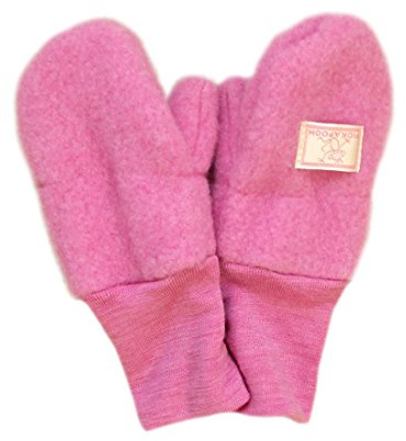PICKAPOOH Fäustlinge aus 100 % Merinowolle, für Babys und Kinder, Fleece