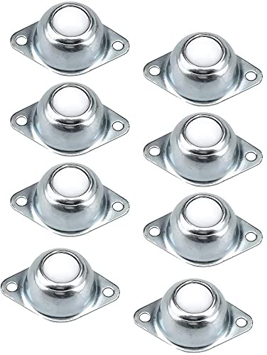 THETAG Möbelrollen Klein 8 Stück Kugelrollen für Möbel Schrankrollen Klein Nylon Kugelrolle Rollen für Transfer- Oder Transportvorrichtung