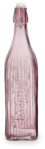 Quid Viba Bouteille avec bouchon en verre Sodo Passe au réfrigérateur Non compatible micro-ondes Recyclable 1 l