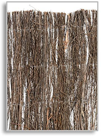 HERSIG - Malla Ocultacion Jardin | Cercado de Brezo Natural para Exterior - 150 x 300 x 2 cm