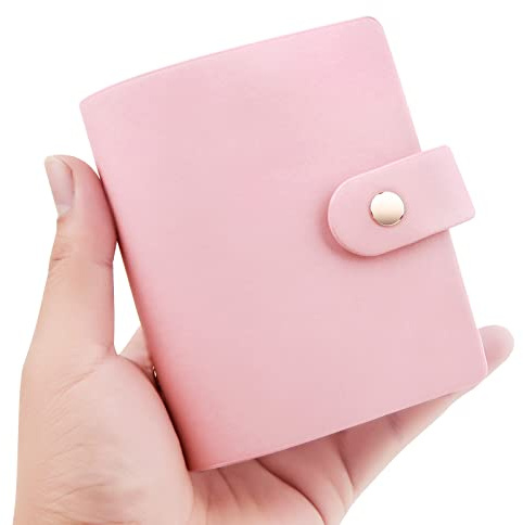 Ruibytree 52 Pocket Photo Album for Instax Mini & 2x3 Prints, Pink, 1 Pack