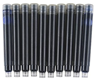 Ciieeo 10stücke Tintenpatronen Für Füllhalter Blau Aus Kunststoff Innendurchmesser