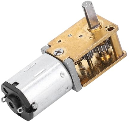 Mini Motoriduttore con Spazzola CC 6V, Motoriduttore con Riduttore a Vite Senza Fine Turbo Motori Riduttori Dispositivi Elettronici Accessori per Idropulitrici 1218GEN20