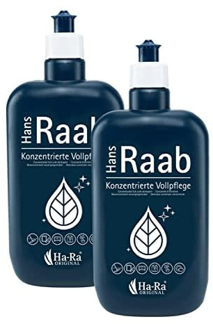 Hans Raab Konzentrierte Vollpflege Original Set 2 x 500 ml I Universalreiniger für Haushalt, Garten und Auto I Sparsam, vielseitig & hautfreundlich I Gut biologisch abbaubar