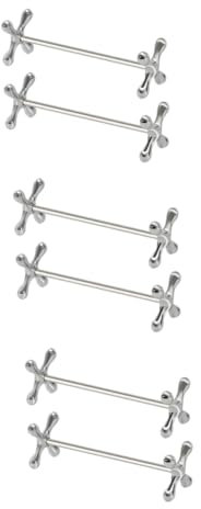 JEWEDECO 6pezzi Poggia Bacchette Inossidabile per Utensili Decorativo per per e
