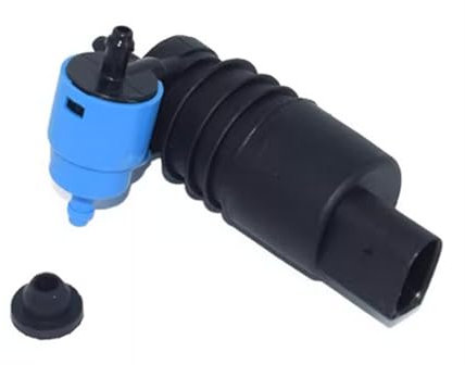 IUSOT 1K6955651 Waschwasserpumpe für VW Golf 4, Golf 5, Golf 6, Golf 7, Pol 1997-2006，12V Wischwasser Auto Pumpe mit Zwei Ausgängen, Scheibenwaschpumpe Scheibenwaschanlage