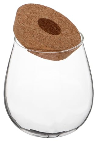 Milisten Vaso in Vetro Trasparente Per Piante Idroponiche Piccolo Ornamento Da Scrivania Vaso Per Fiori in Vetro Per Centrotavola