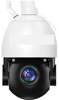 VEKELETE 200M IR Detection WiFi Surveillance Camera PTZ Optical Zoom 50X 4K 8MP HD Security IP Camera Outdoor Metal CCTV(U/S,8MP Free 128G Card)