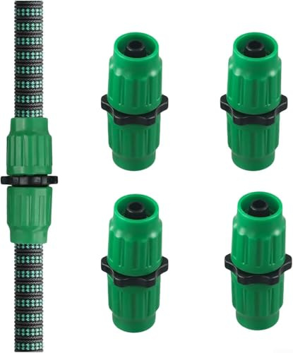 Kit di prolunga per tubo da giardino estensibile da 1,6 cm di diametro, accessori di riparazione (4 pezzi)