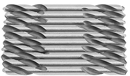 10Pcs 3.2mm HSS Double Ended Drill Tools Set Splitting Wood Cone Bit Heavy Duty Screw Driver Log Splitter Kindling Firewood Household Machine Bits Cones Woodworking Tools Carpentry High