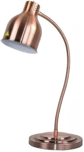 LoiYtrd Lámpara de Calentamiento de una Sola Bombilla for cocinas comerciales, comedores domésticos, bufés.(Bronze)