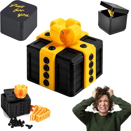 2-teilig Nervige Geschenkbox, 3D Geschenkbox Das Nervige Geschenk | Schraubenspielzeug für Kreative Geschenke, Speicher Streichbox Valentinstag, Kleiner Weihnachten