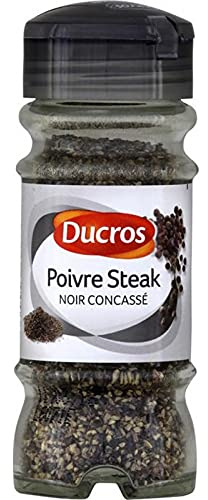 Ducros Poivre Steak Noir Concassé 38g (lot de 3