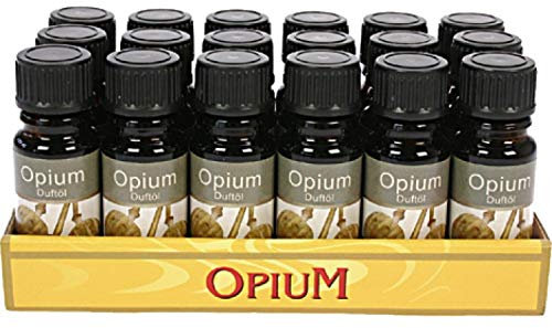Duftöl Aromaöl Raumduftöl 10ml Lampenöl Duftlampen Weihnachtsdufte Duftöl Aromaöl Raumduftöl ca. 46 verschiedenen Duftnoten (Opium, 6er Pack)
