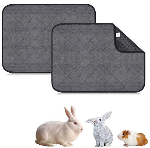 CHENGYOUOUM 2 St. Meerschweinchen Käfig Kissen | korallenvliesbettwäsche für kleine Tiere | Wasserdicht, waschmaschinenfest und wiederverwendbar | Käfigmatte für Chinchillas, Kaninchen, Hamster usw.