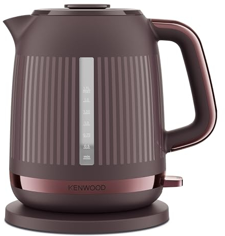 Kenwood Dusk Electric Kettle, 360° Swivel Base, Water Level Indicator, Cord Storage, Boil-Dry Protection, Removable Filter, Capacity 1.7L, ZJP30.000PU, 3000W, Twilight Purple