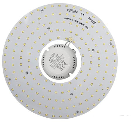 UNIVERSO CIRCOLINA MAGNETICA NEON LED PIASTRA DISCO ANELLO PLAFONIERA CIRCOLARE LAMPADA T9 G10Q 54W Ø27CM 3000K 4000K 6500K (BIANCO FREDDO)