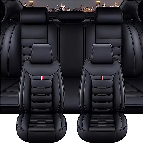XENITE Autositzbezüge für Audi A3 8P 8L Sportback A6 4F A4 A6 A5 A7 Q2 Q3 Q5 Q7 1995-2023, Wasserdicht, Sitzschoner Auto, Zubehör, Schwarz
