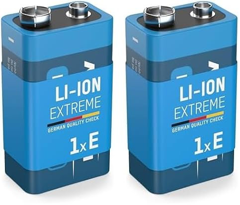 Ansmann - Pila de Litio 9 V (Paquete de 2)