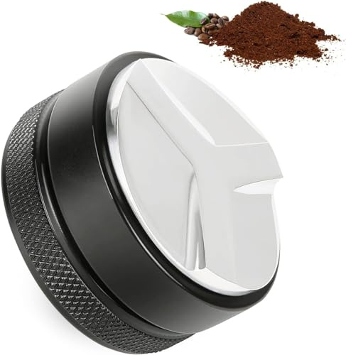 Coffee Distributor, Espresso Distribution Tool, Kaffeeverteiler Kaffeestampfer Einstellbarer Tiefenausgleichsverteiler - Kaffee Verteiler Barista Zubehör für Kaffee Siebträger Vor dem Tampen (58mm)