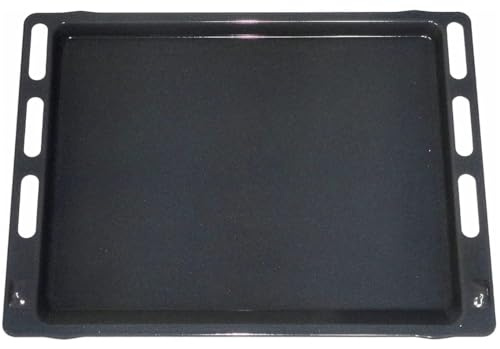 FIGEVIDA Leccarda teglia vassoio 477 x 365 mm. colore grigio per forno C00511979 481011091369 LC001 Compatibile per Whirlpool Hotpoint Ariston Franke