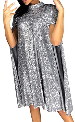 Paillettenkleid Damen Karneval Glitzerkleid Bleistiftkleid Knielang Paillettenkleid Wickelkleid Bodycon Bodycon Midikleid Fransenkleid Gold Dress Fransenkleid Trägerkleid