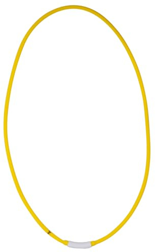 HKM LED Leuchthalsriemen für Pferde, Gelb, One Size