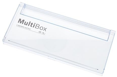 Masterpart MultiBox Veg Drawer Basket Front Cover Panel Handle Compatible With Bosch Built-In Larder Fridges 11013083