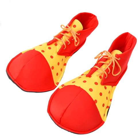 Alnicov Clown Shoes Clown Costume Supplies Large Clown Shoes for Halloween Party Clown Dress Up Accessories Cosplay Costume Props